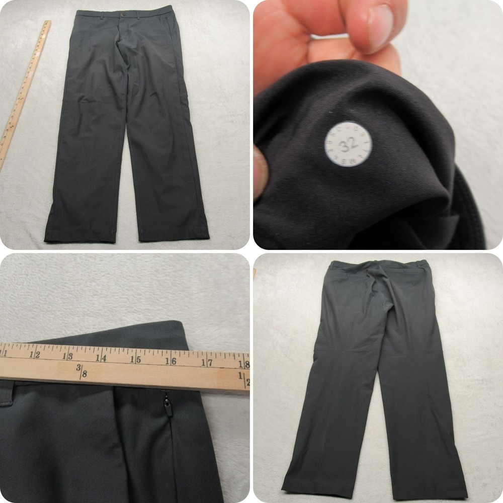 Lululemon Commission Pants Mens 32‎ Deep Forest Green Slim Fit Golf Casual 33x28